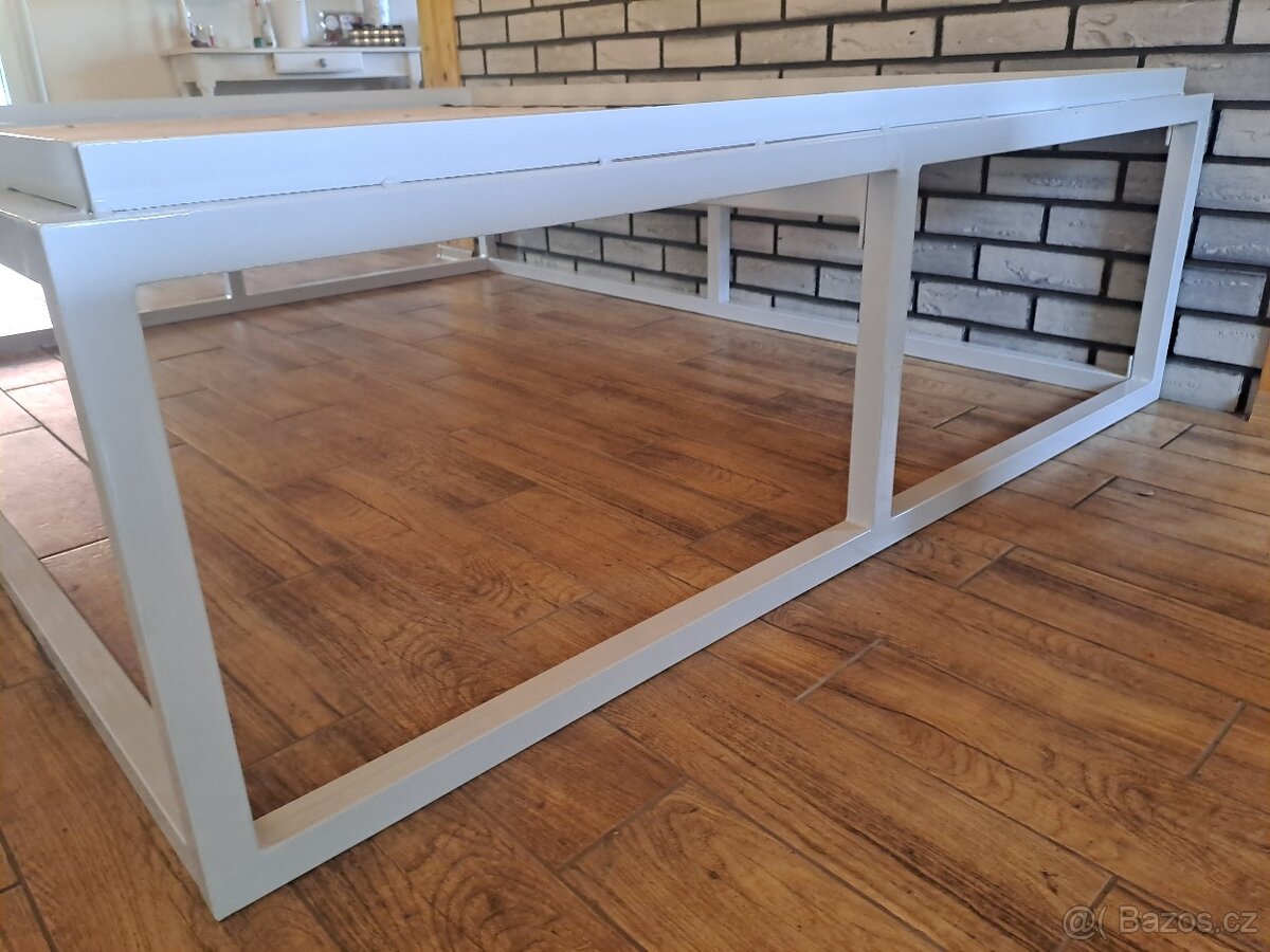 Kovová postel ,vyvyšená postel,masivní postel 160,180 x 200 - 9