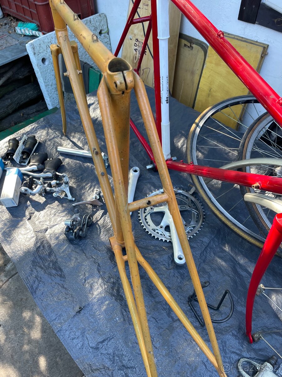 Rám kola pedály měnič kliky osa brzdy - 9