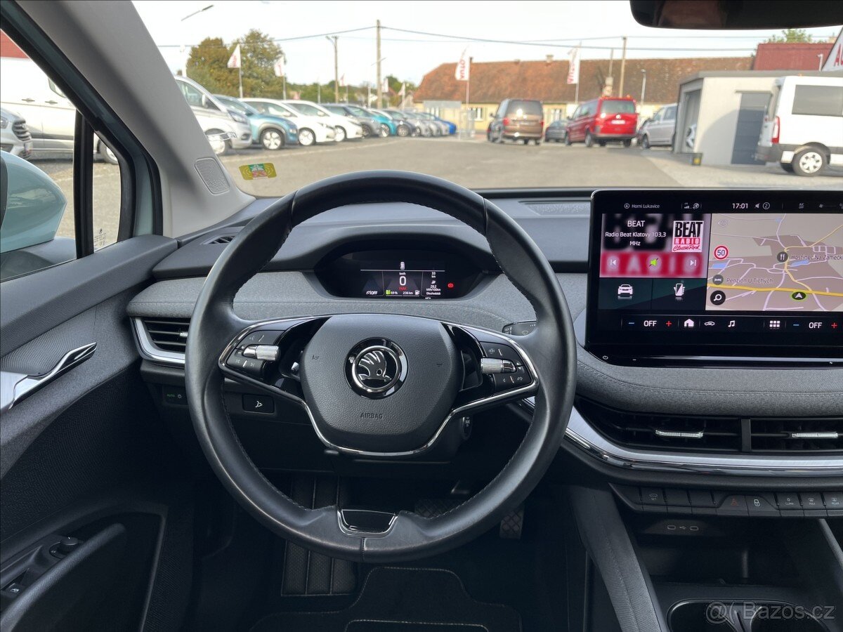 ŠKODA ENYAQ IV60,132KW/SOH 92%,vč.DPH,LED,Navi,Temp - 9