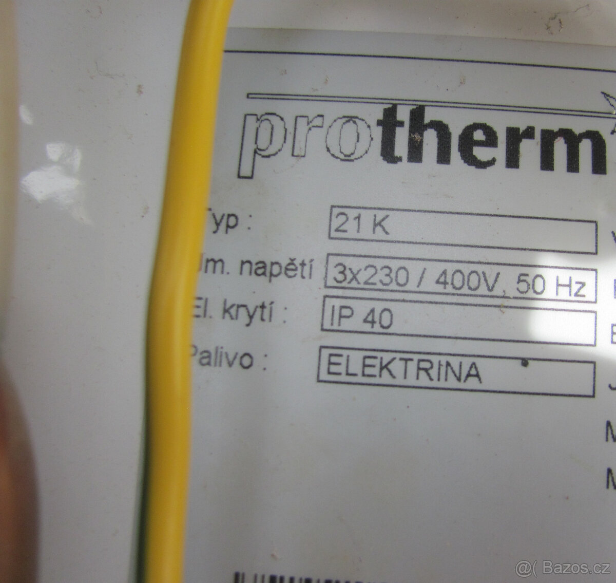 ELEKTROKOTEL PROTHERM 18KW - RAJA 18K - 9