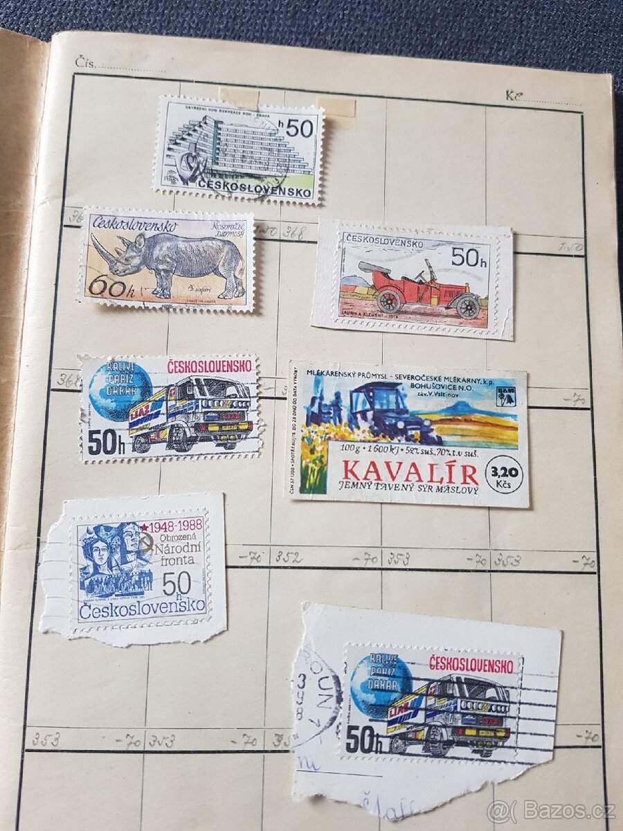 Poštovní známky - 9