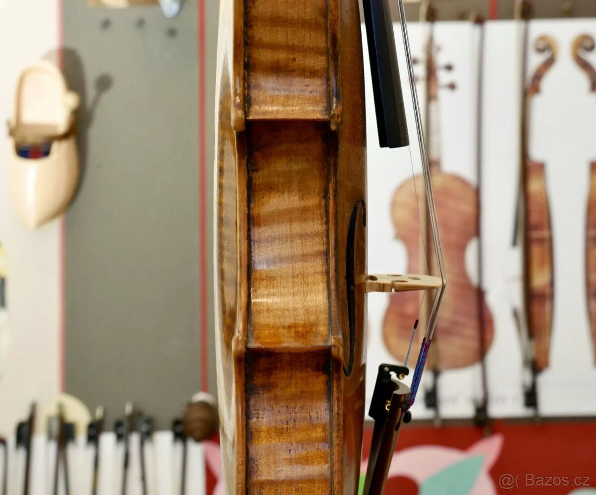 Velmi kvalitní mistrovská houslová etiketa .Januarius Gaglia - 9