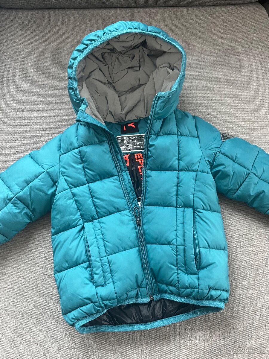 Zimní nepromokavá bunda Replay, vel. 104 - 9