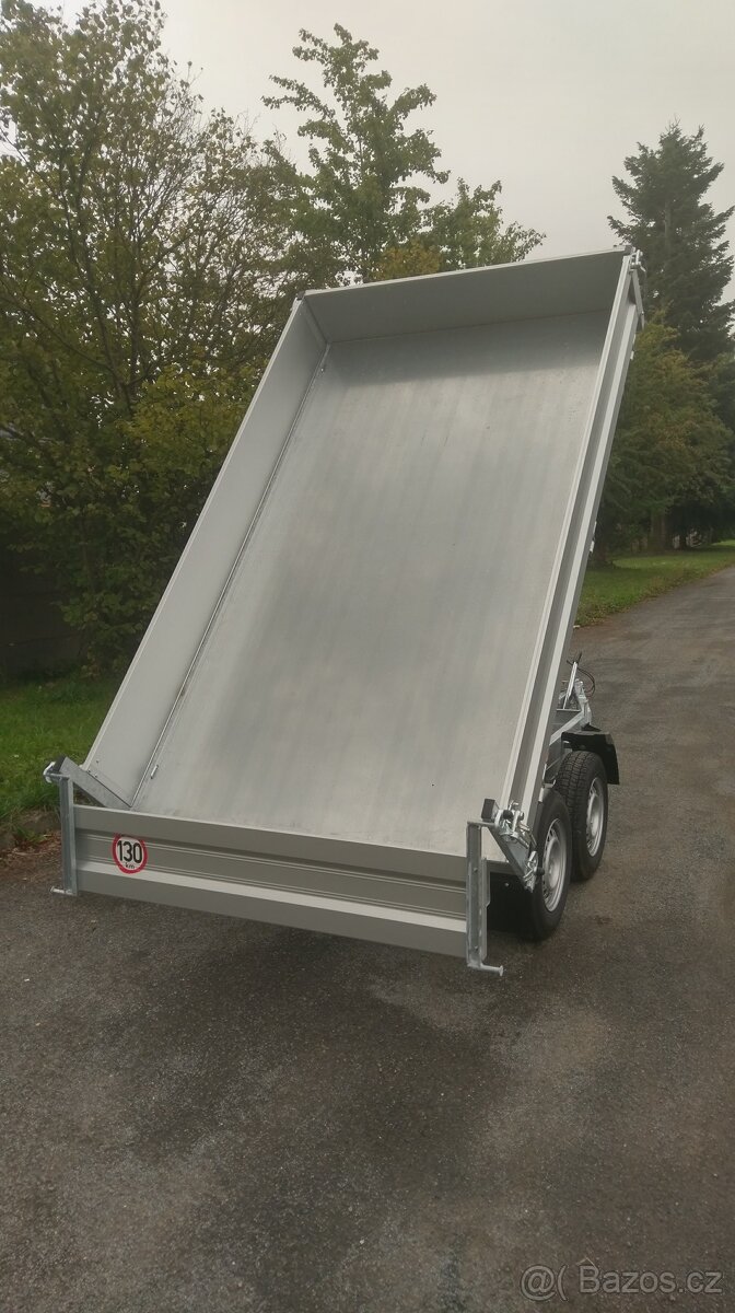 Nákladní jednostraně sklopný přívěs 2,7t - 9