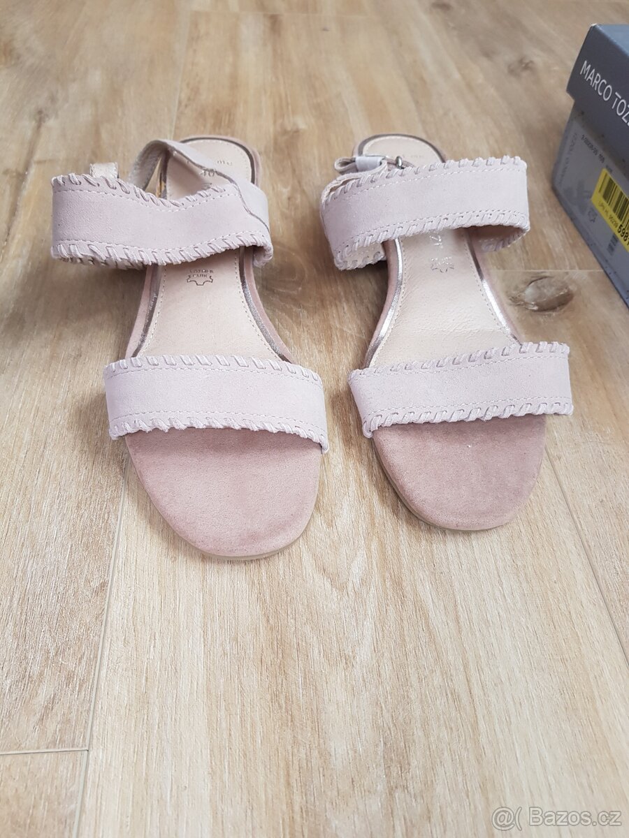 Kožené sandály Marco Tozzi vel. 40 - 9