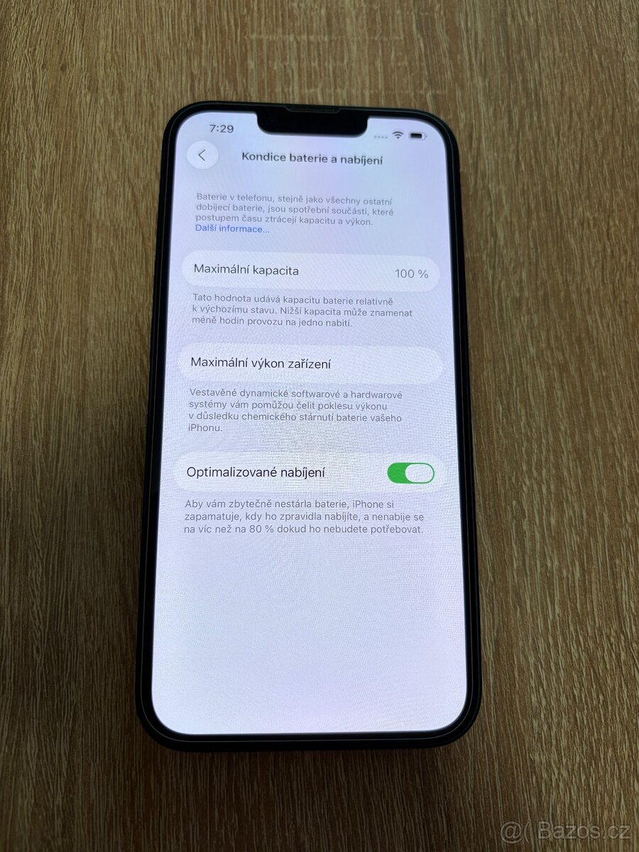 iPhone 13 128 GB – černá (Midnight) – 100 % baterie - 9