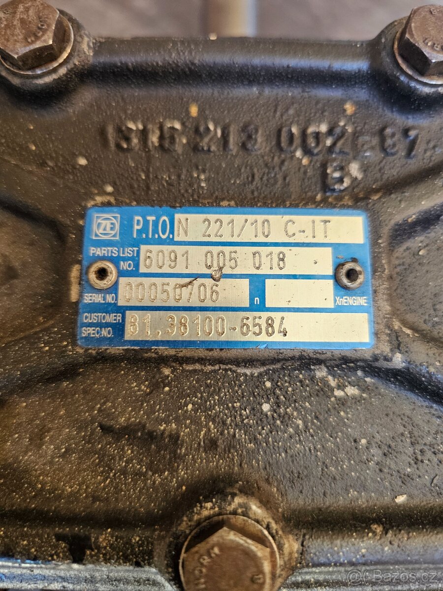 PTO na hydrauliku na prevodovku ZF - 9