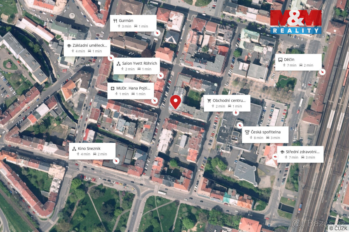 Prodej obchodního prostoru, 82 m², Děčín, ul. Palackého - 9