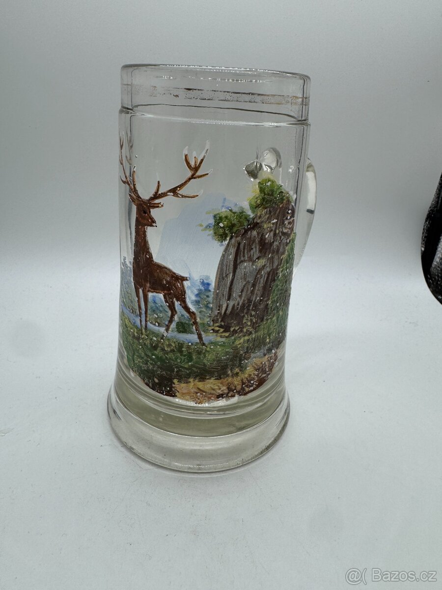 Sběratel nabízí staré pivní sklenice - 9