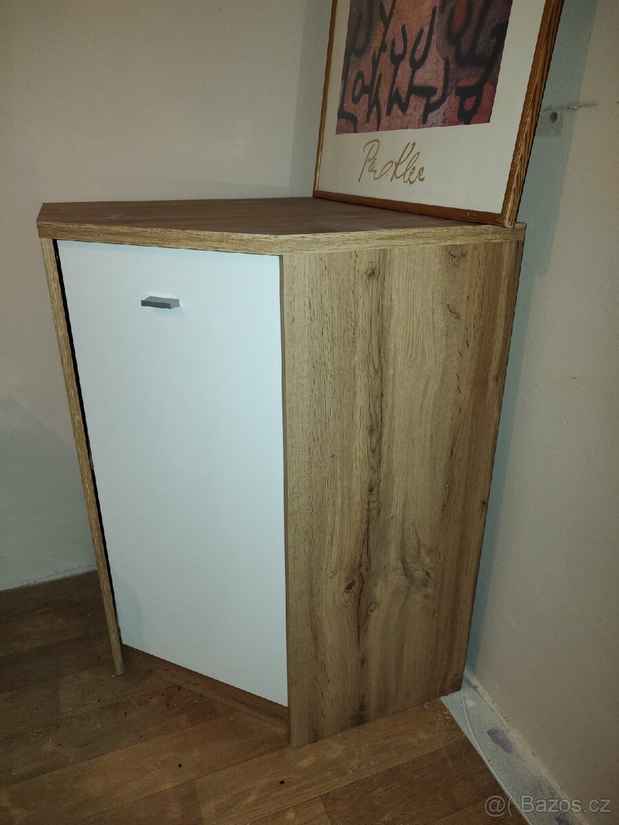 ⭐⭐⭐NOVÁ SKŘÍŇKA ROHOVÁ - SKŘÍN S POLICEMI 60x60x85 - 9