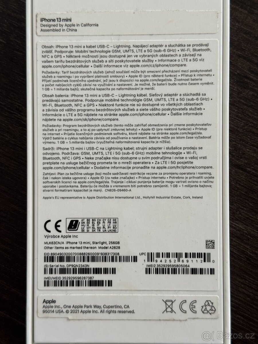 Apple iPhone 13 mini Starlight 256GB - 9