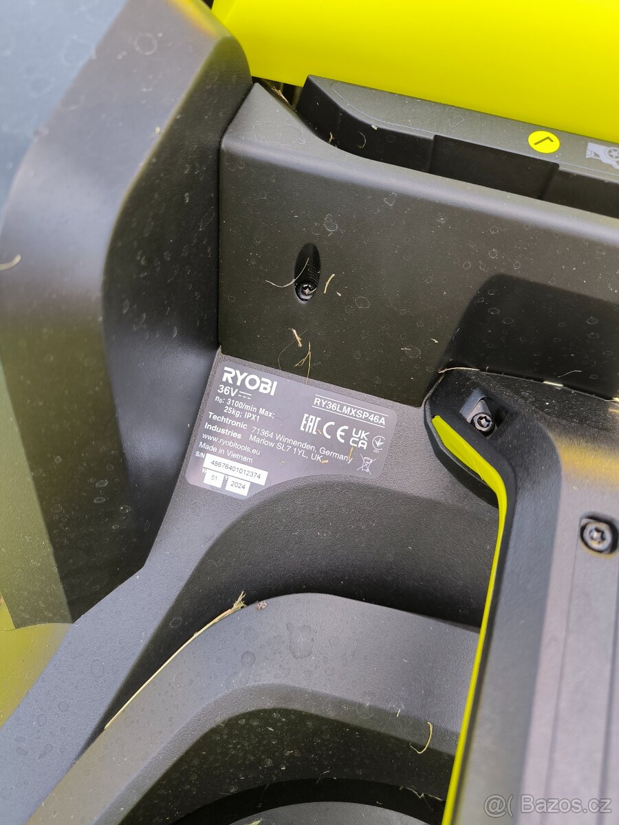 Sekačka aku Ryobi 36v, baterie, nabijecka - 9