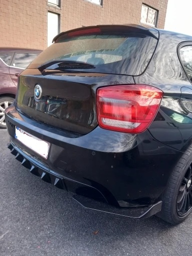 Spojler zadného nárazníka difúzorové plutvy žralocie plutvy - 9