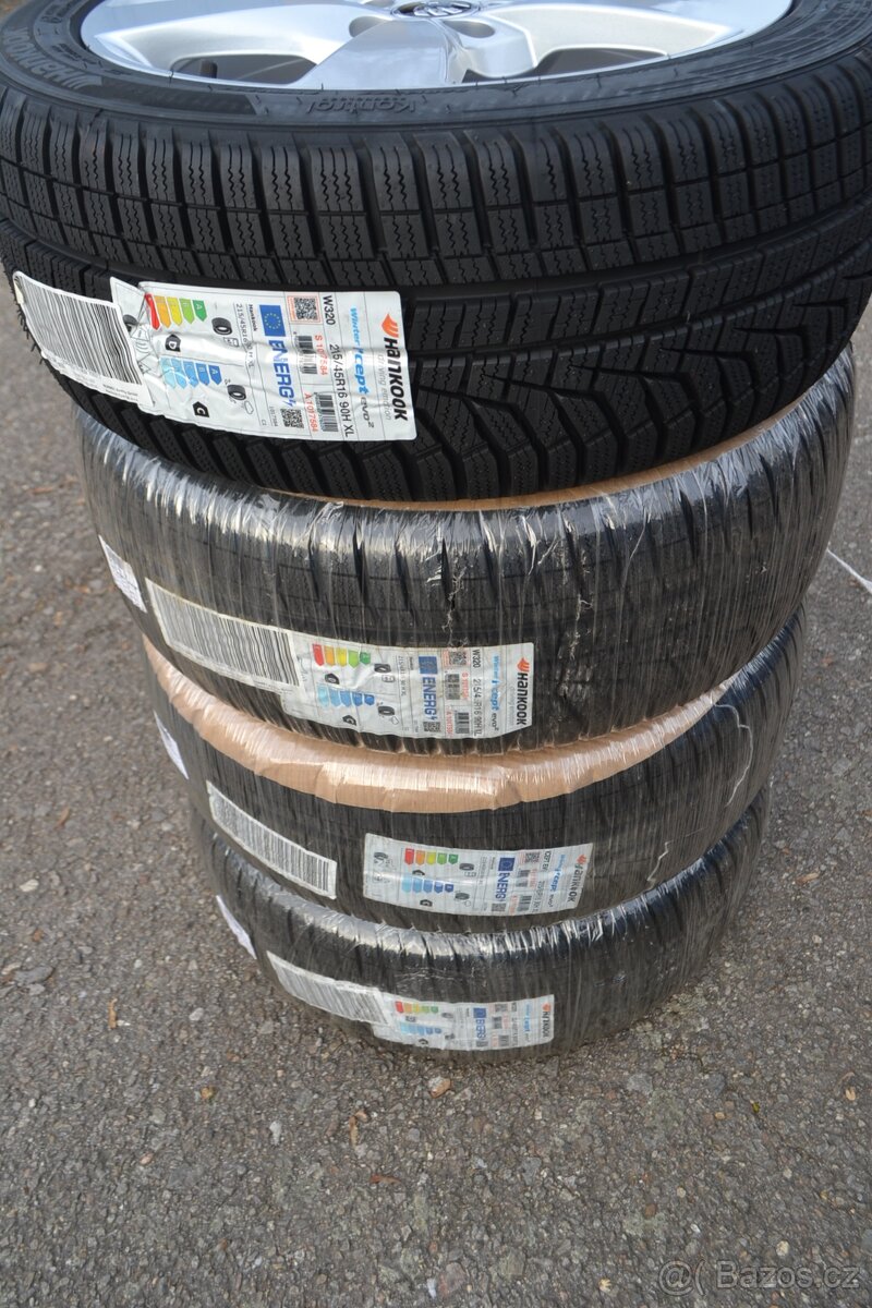 Š.Rapid/ Fabia 3- NOVÝ zimní ALU komplet– 215/45R16. - 9