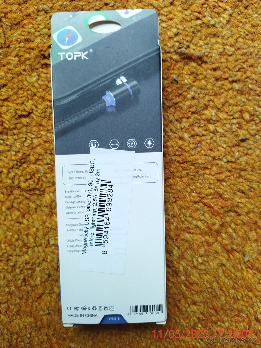 USB kabel magnetický lomený. - 9