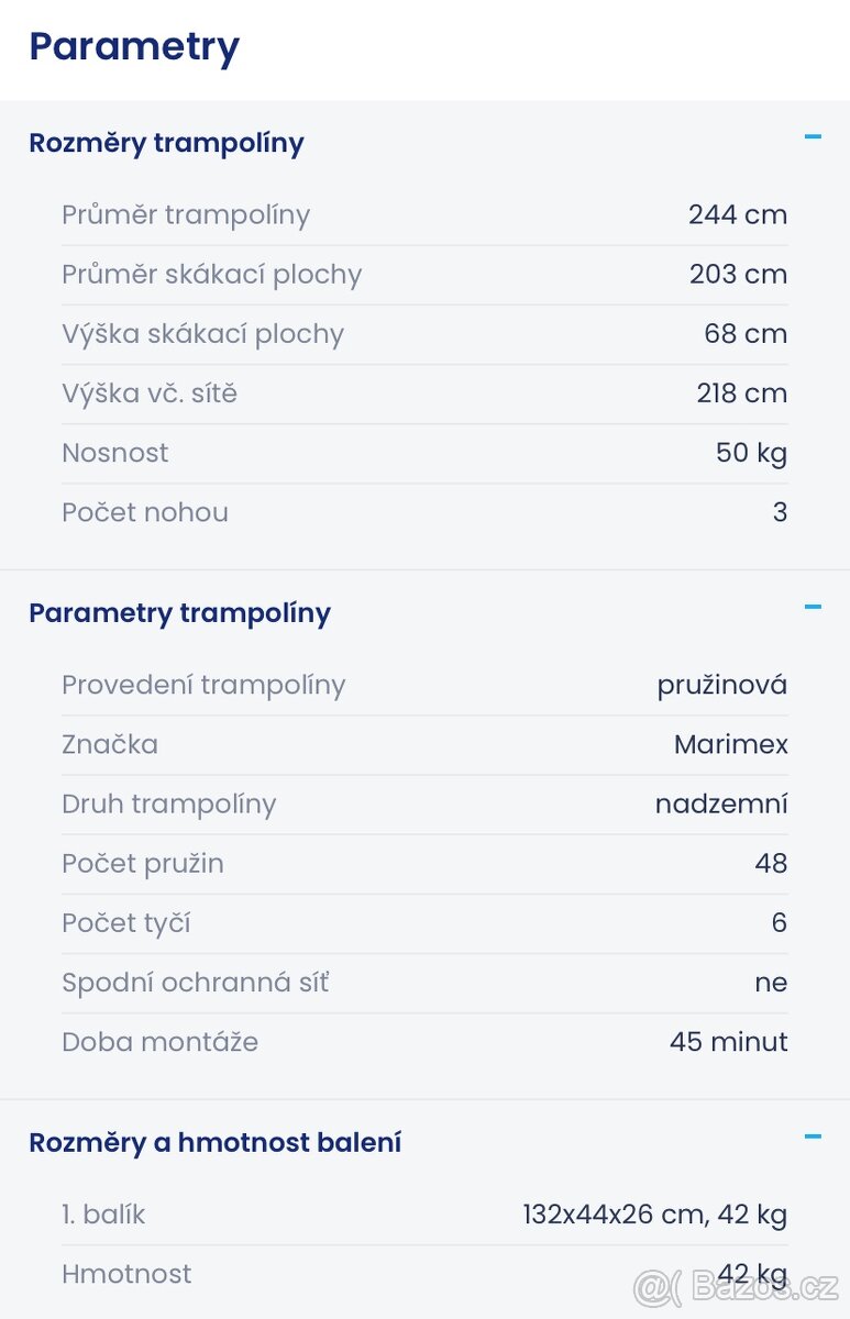 Trampolína Marimex - 9