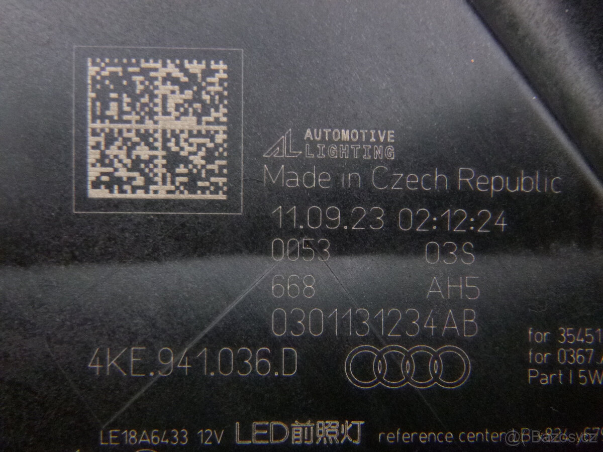 Audi Q8 E-Tron LED matrix originál pravé světlo 4KE941036D - 9