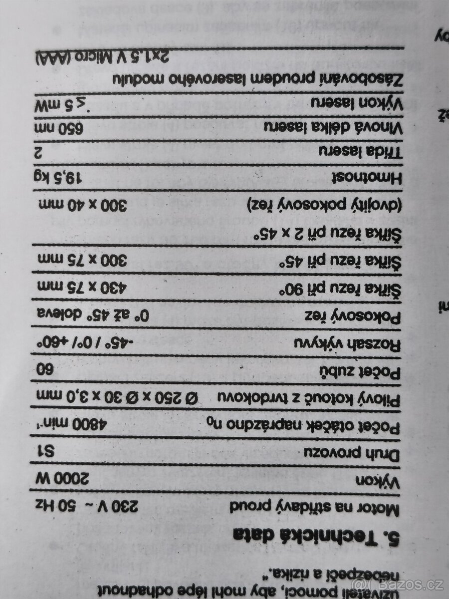 Prodám VELKOU NEPOUŽITOU pokosovou pilu s posuvem Herkules K - 9