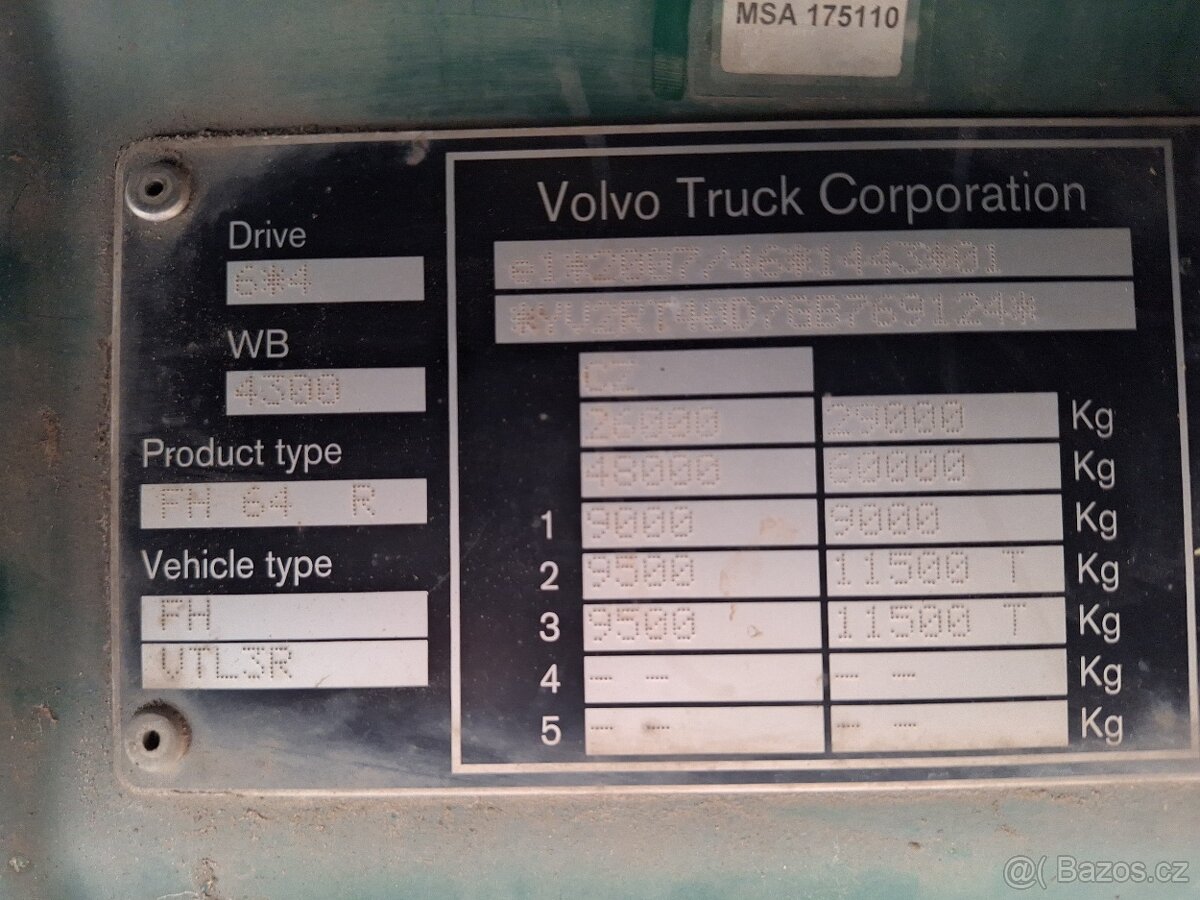 Volvo FH 500 Euro 6 2016 lesovuz 6x4 - 9