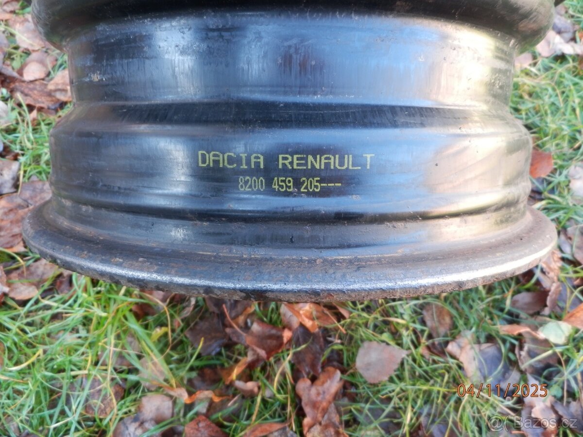2xOriginál plechový disk na RENAULT-DACIA velikost 14tky. - 9