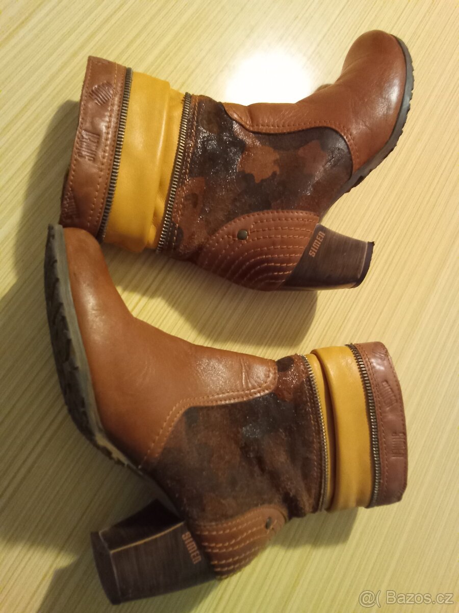 Kožené boty Simen, velikost 36 - 9