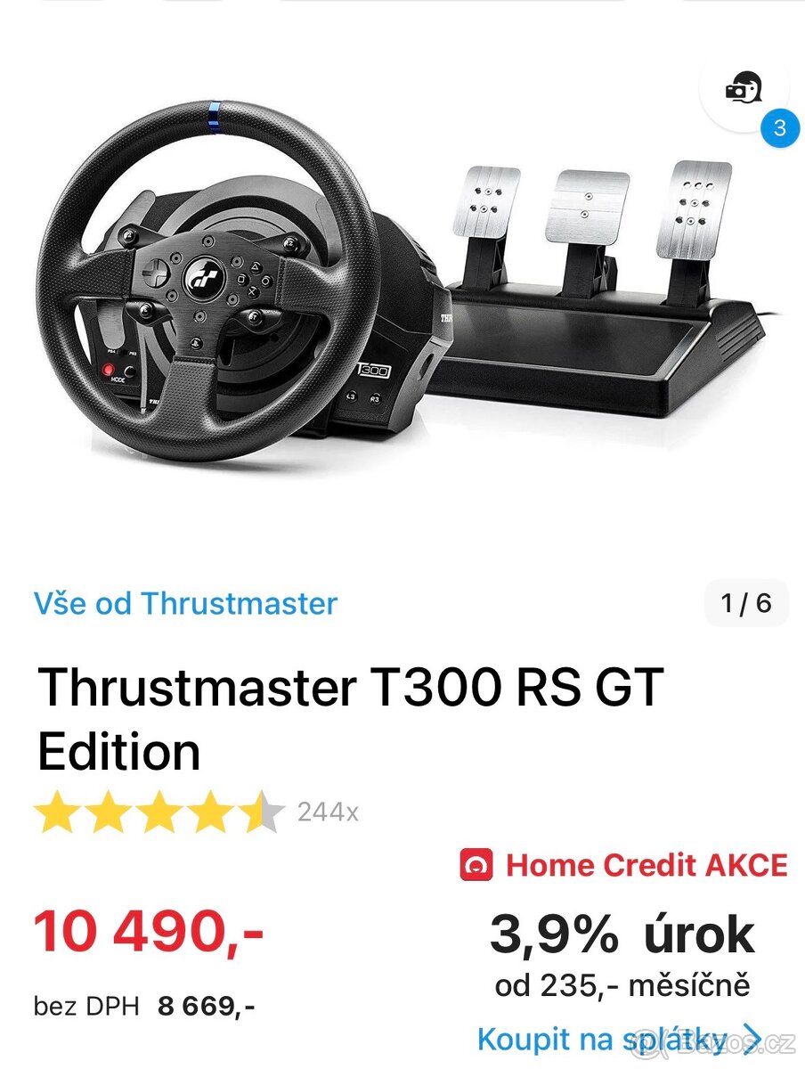 Prodej simracing setu: Playseat Evolution + Thrustmaster T30 - 9