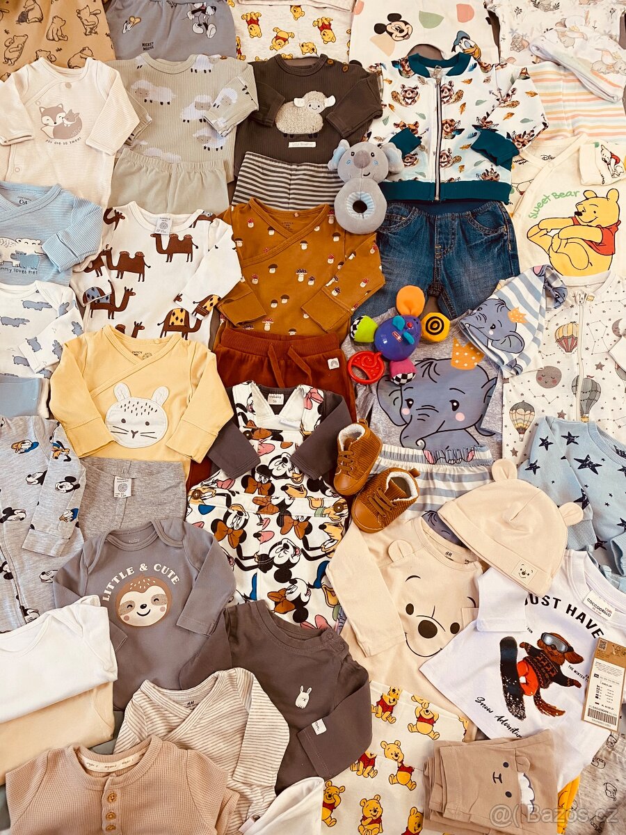 Balík oblečení na miminko 0-6 m neutrál Rezervace - 9