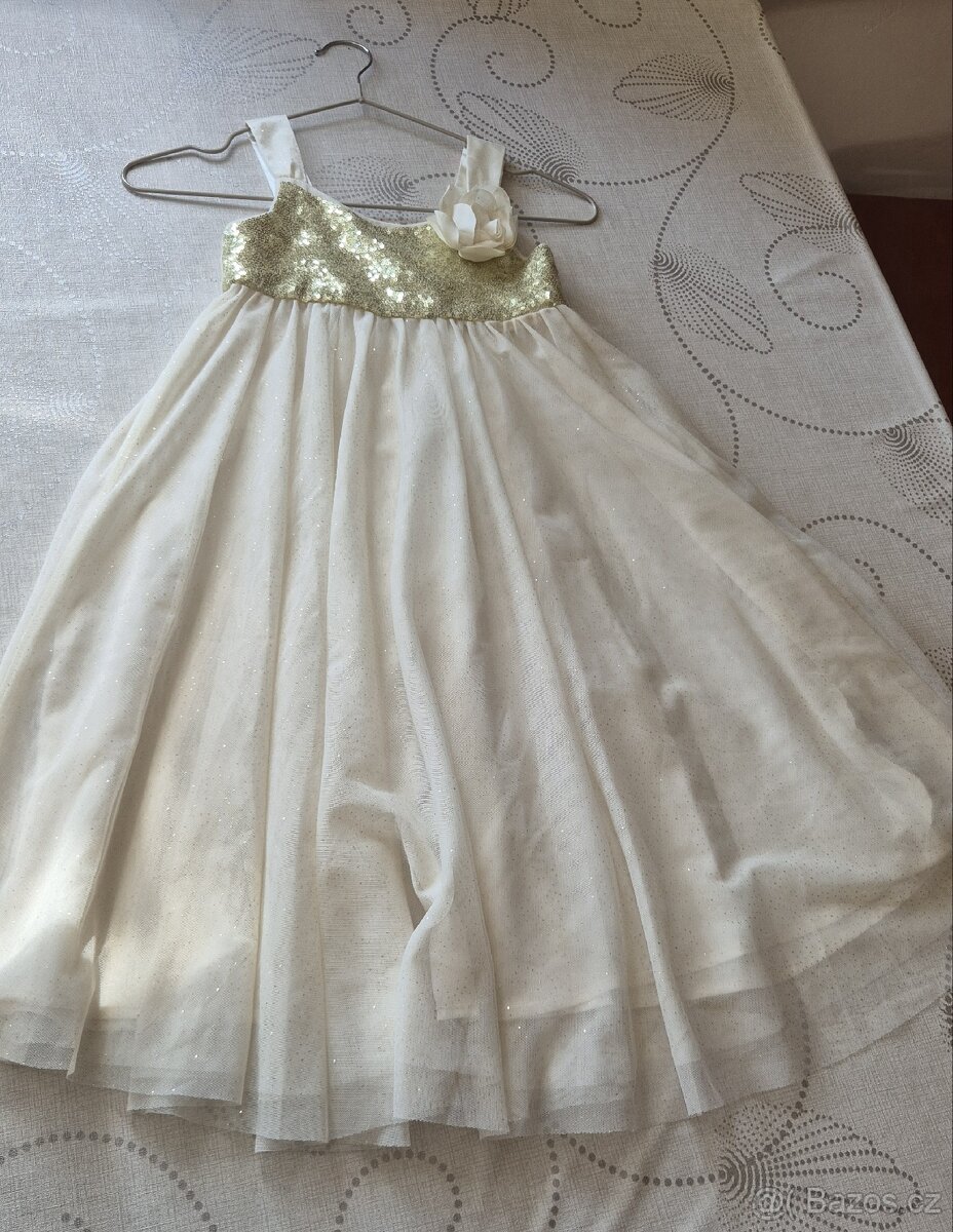 Dívčí slavnostní šaty vel. 6-7 let - 9