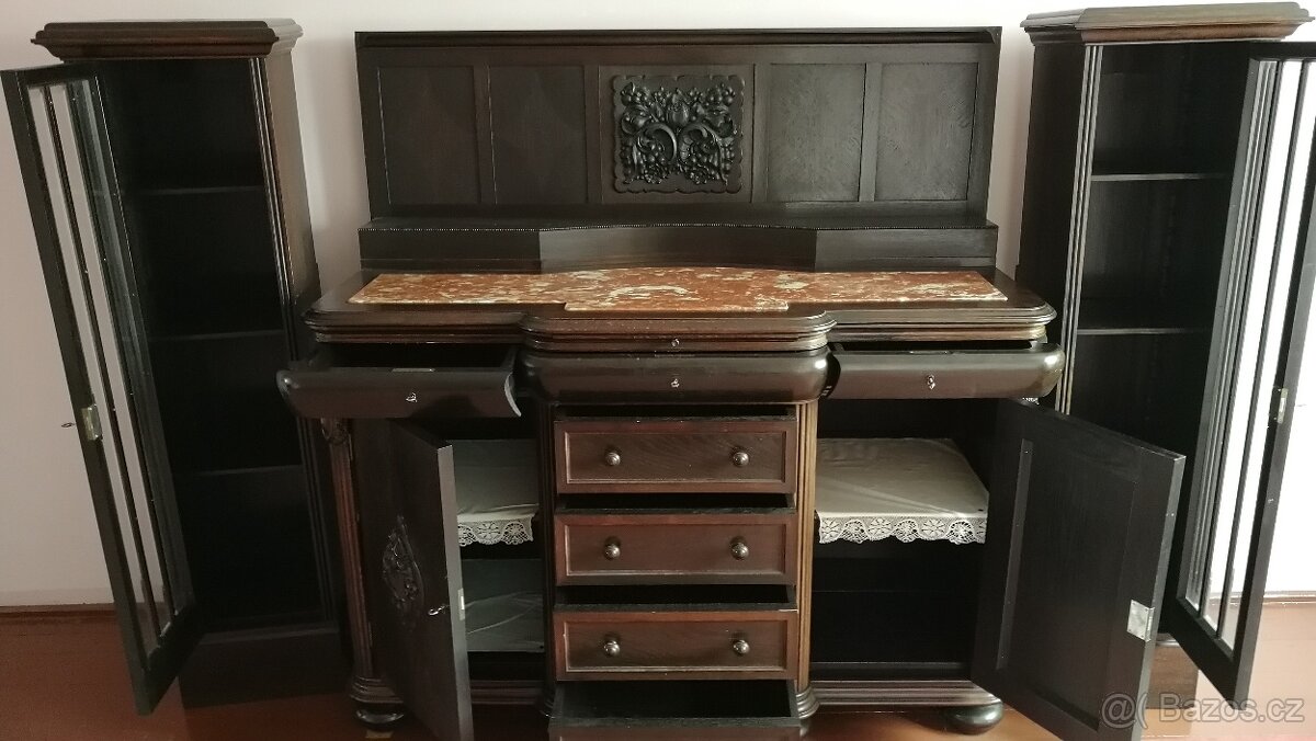Starožitná komoda (sekretář) - 9