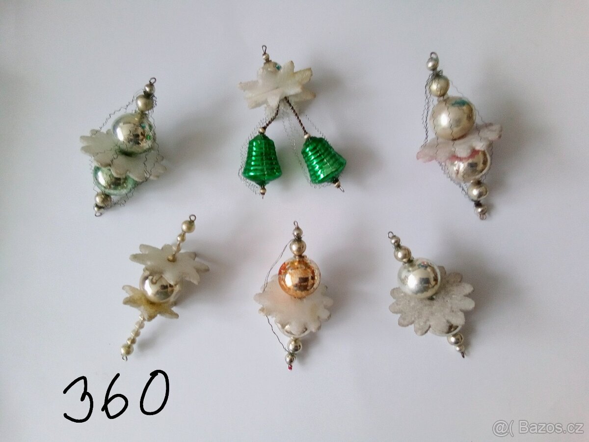 Staré i novější vánoční ozdoby - 9