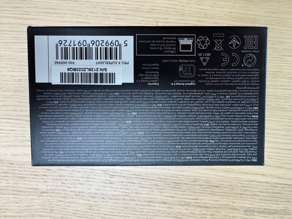 Logitech G Pro X Superlight herní myš bílá - 9