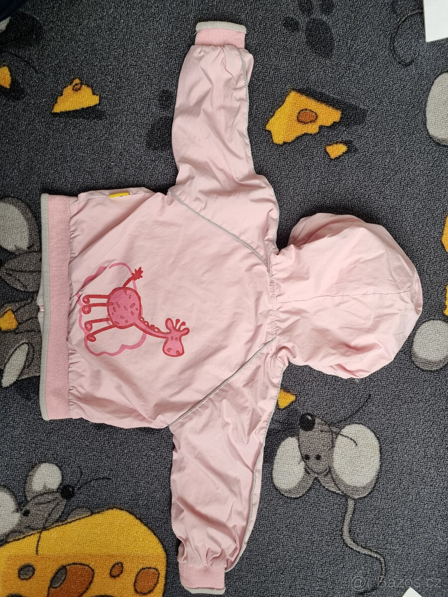 dětské bundy, kombinéza a vesta vel. cca 86/92 - 9