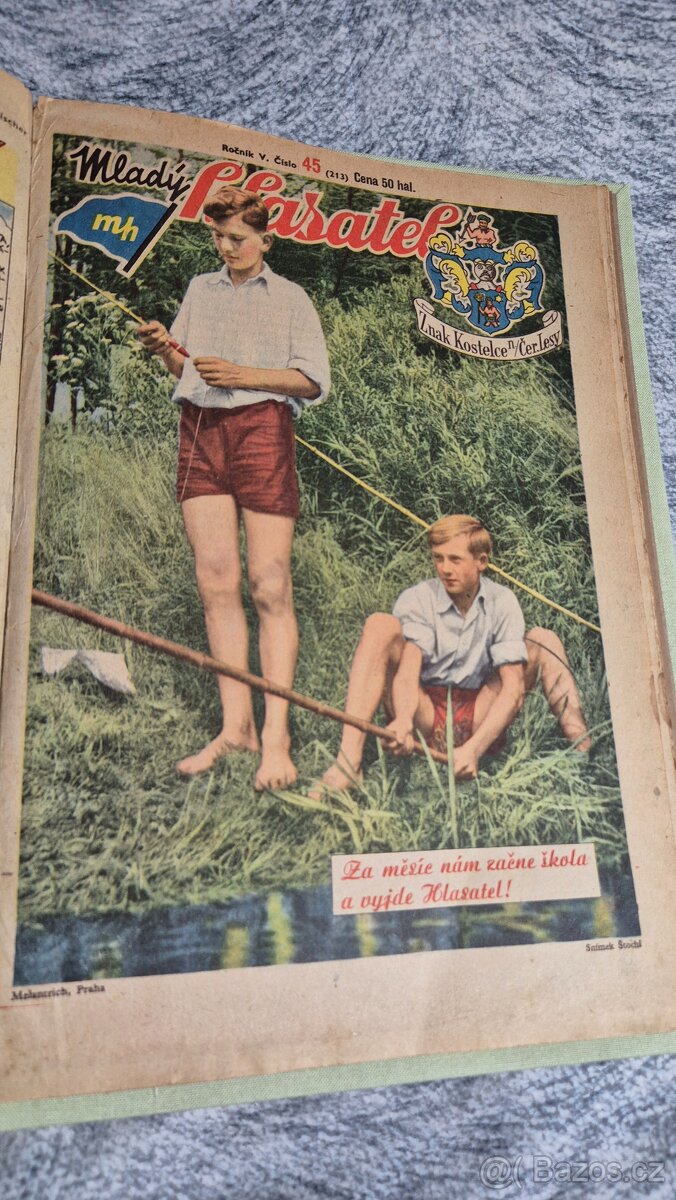Mladý hlasatel 1939/40 V ročník Rychlé Šipy - 9