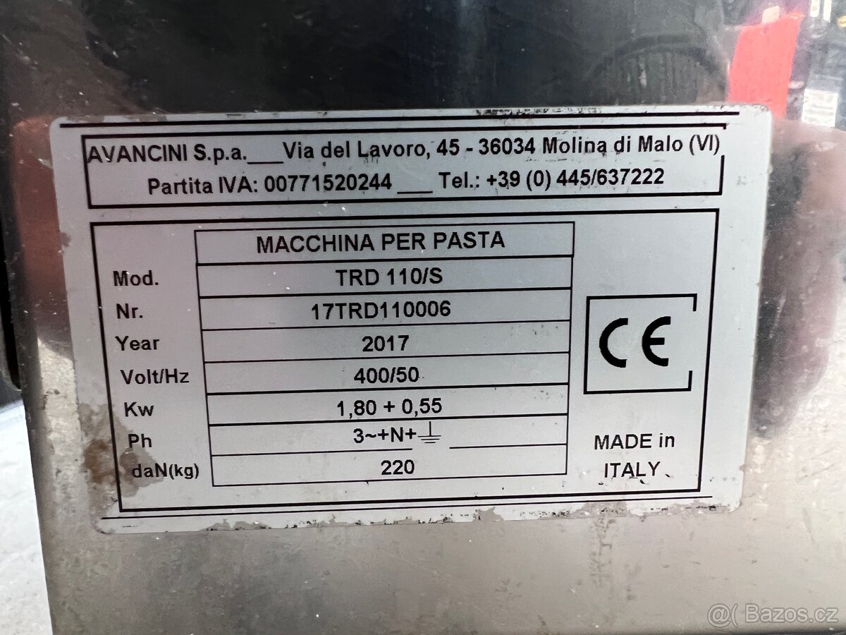 Vyrobnik testovin, stroj na vyrobu testovin + sušárna - 9