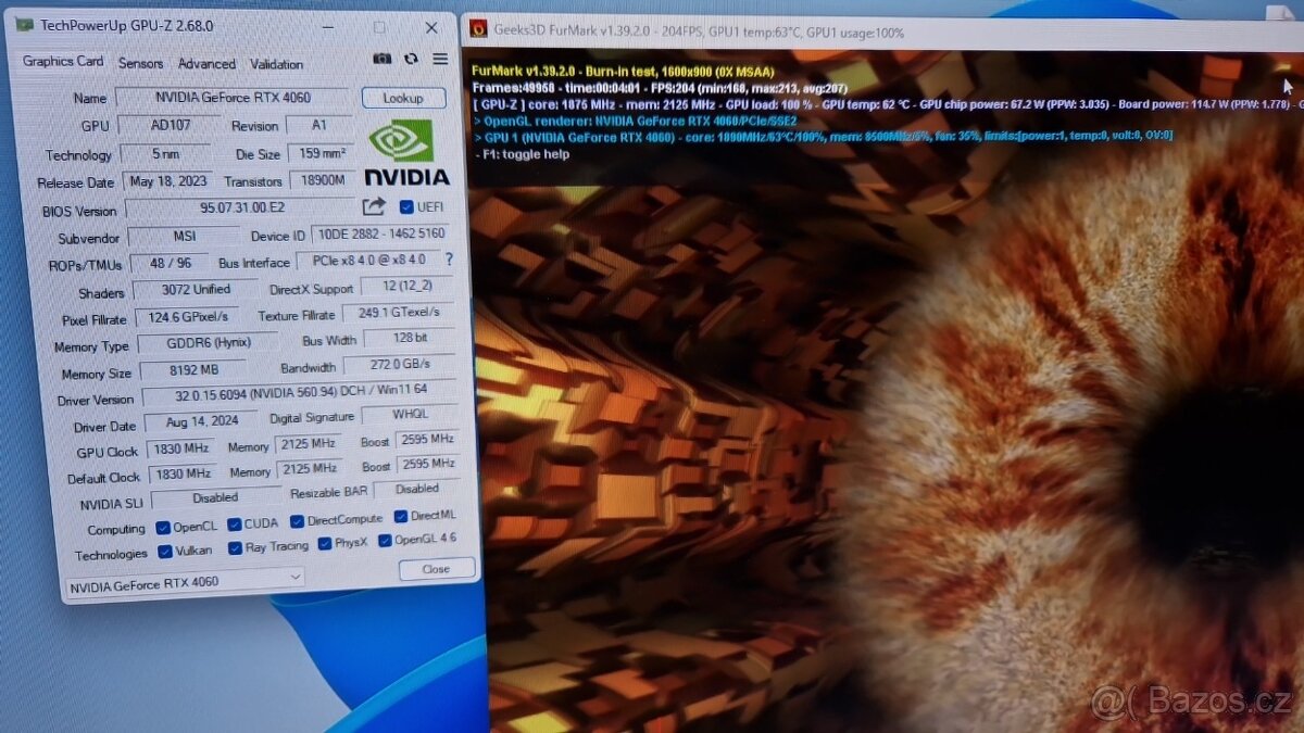 ❰ Grafická karta | MSI GamingX Geforce RTX 4060 8GB ❱ - 9
