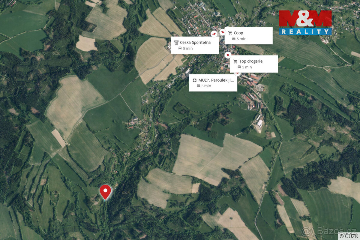 Prodej louky, 1180 m², Vysoké nad Jizerou - 9