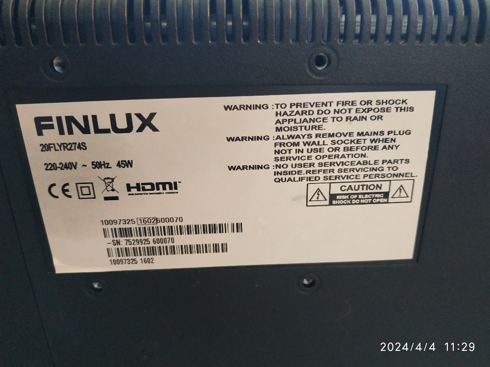 LED TV Finlux 51cm + set-top box Sencor DVBT2 - 9