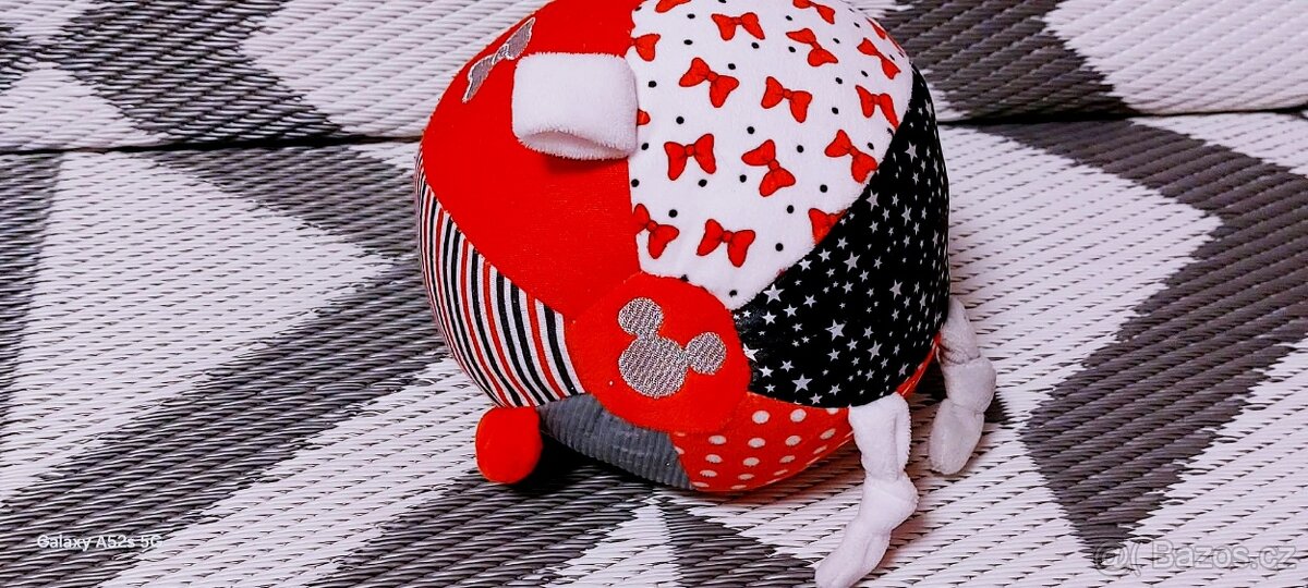 PLYŠOVÝ MICKEY KAPSÁŘ MICKEY + MÍČ S ROLNIČKOU - 9