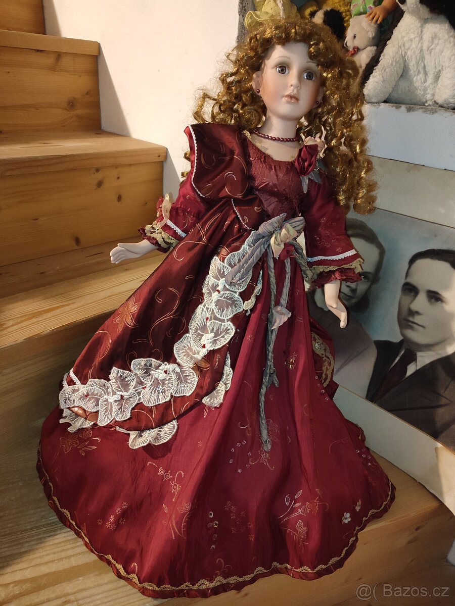 Porcelánová panenka veliká 63cm - 9