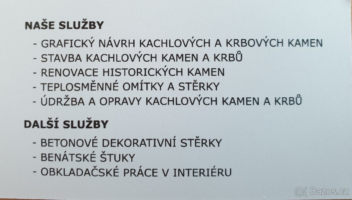 Kamna, krb, kachlák - 9