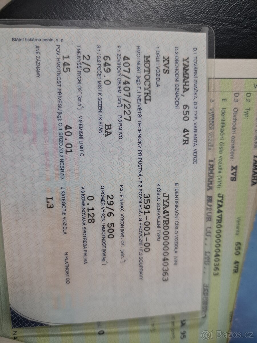 YAMAHA XVS 650 DRAGSTAR 29 kw A2 OD 18 LET - 9