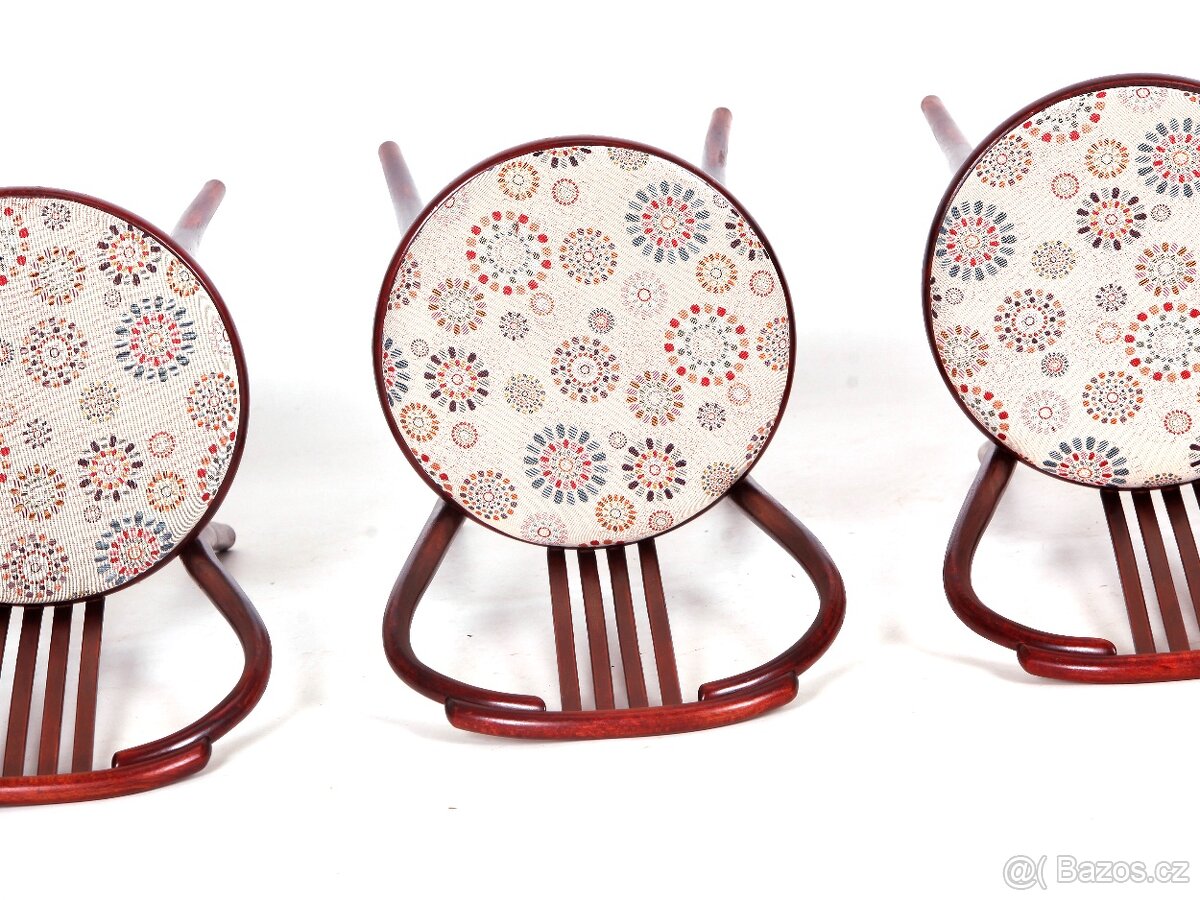 Populární jídelní židle české výroby TON, 4-6 ks. - 9