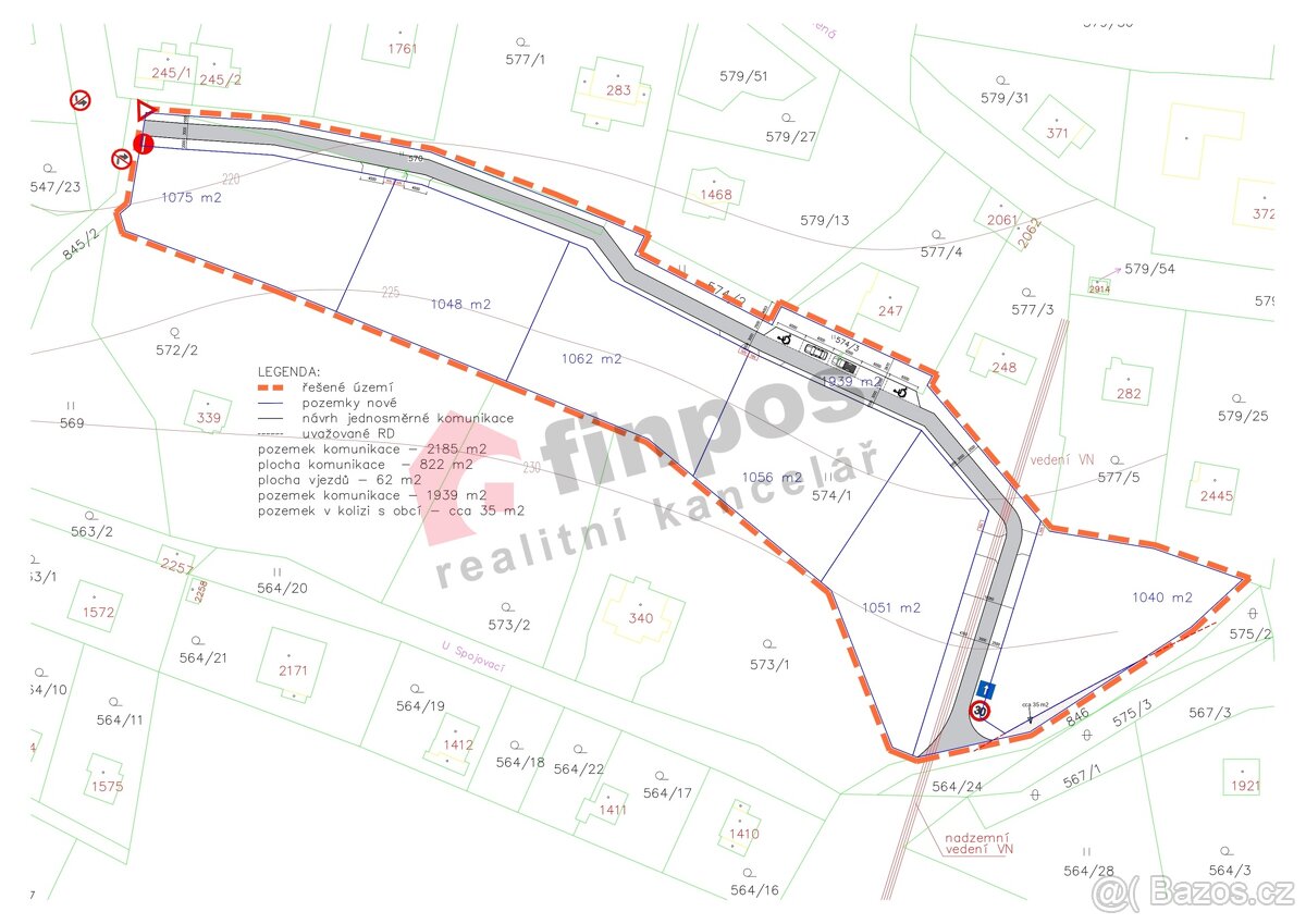 Prodej stavebního pozemku 8180 m² - 9