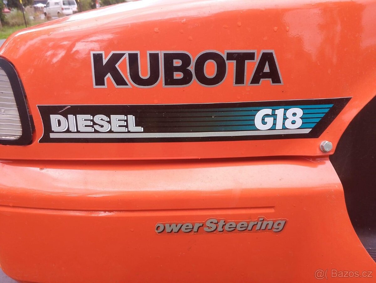 Prodám zahradní traktor Kubota G18 diesel - 9