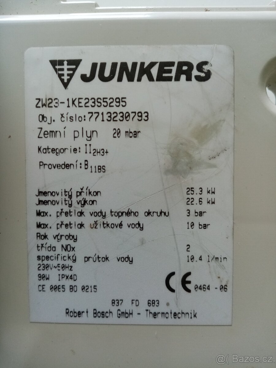 JUNKERS ZW18-1KE 23 a JUNKERS ZW23-1KE - 9