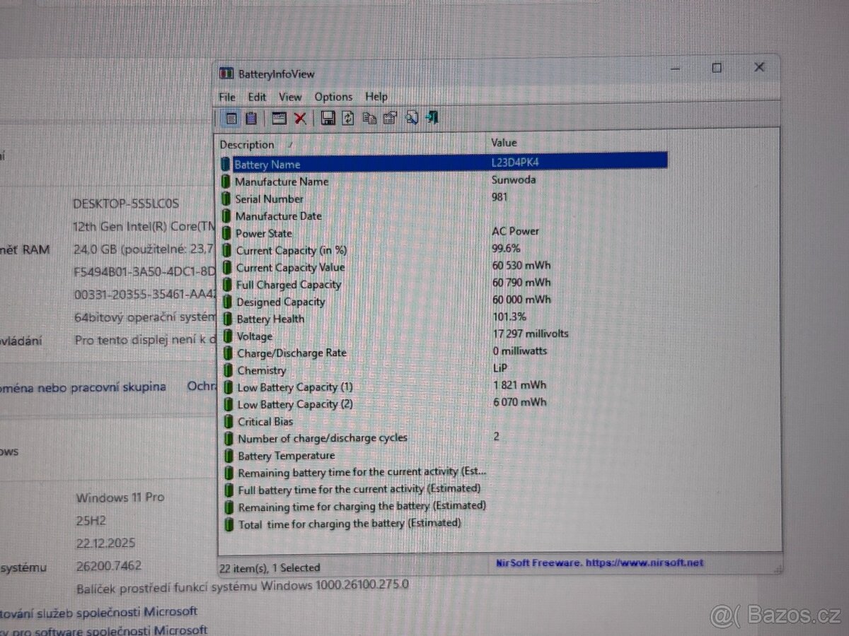 Lenovo LOQ 15IAX9I 15,6" FHD 144Hz 24G 512G Arc A530M DPH - 9