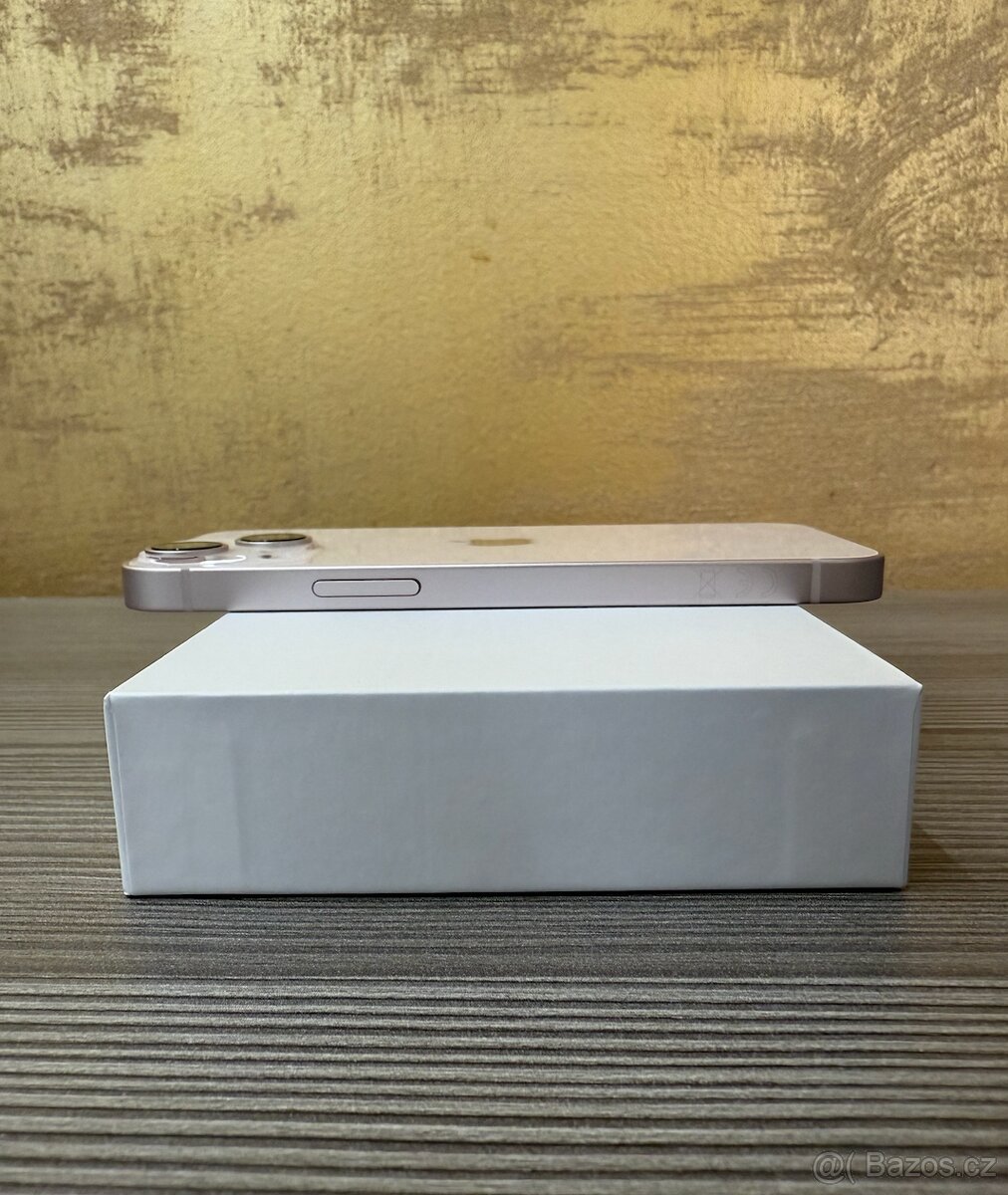 Apple iPhone 13 mini 128GB růžový, baterie 100% - 9