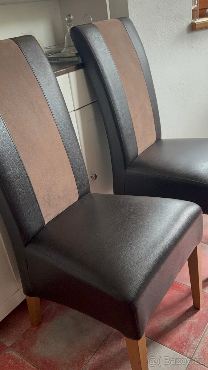 Jídelní židle Vintage vysoká moderní - 2 kusy - 9