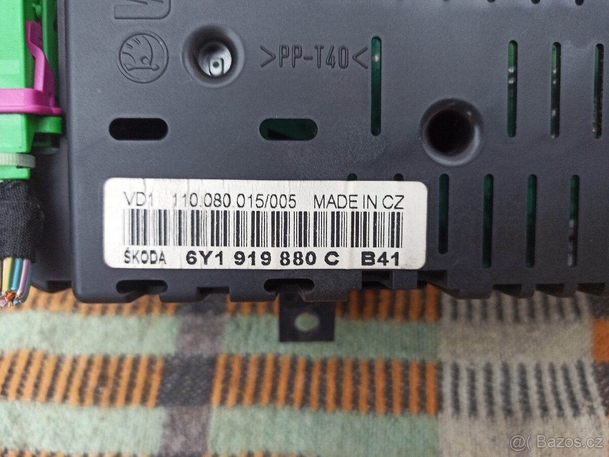 Prodám budíky z Fabia 1 - 9