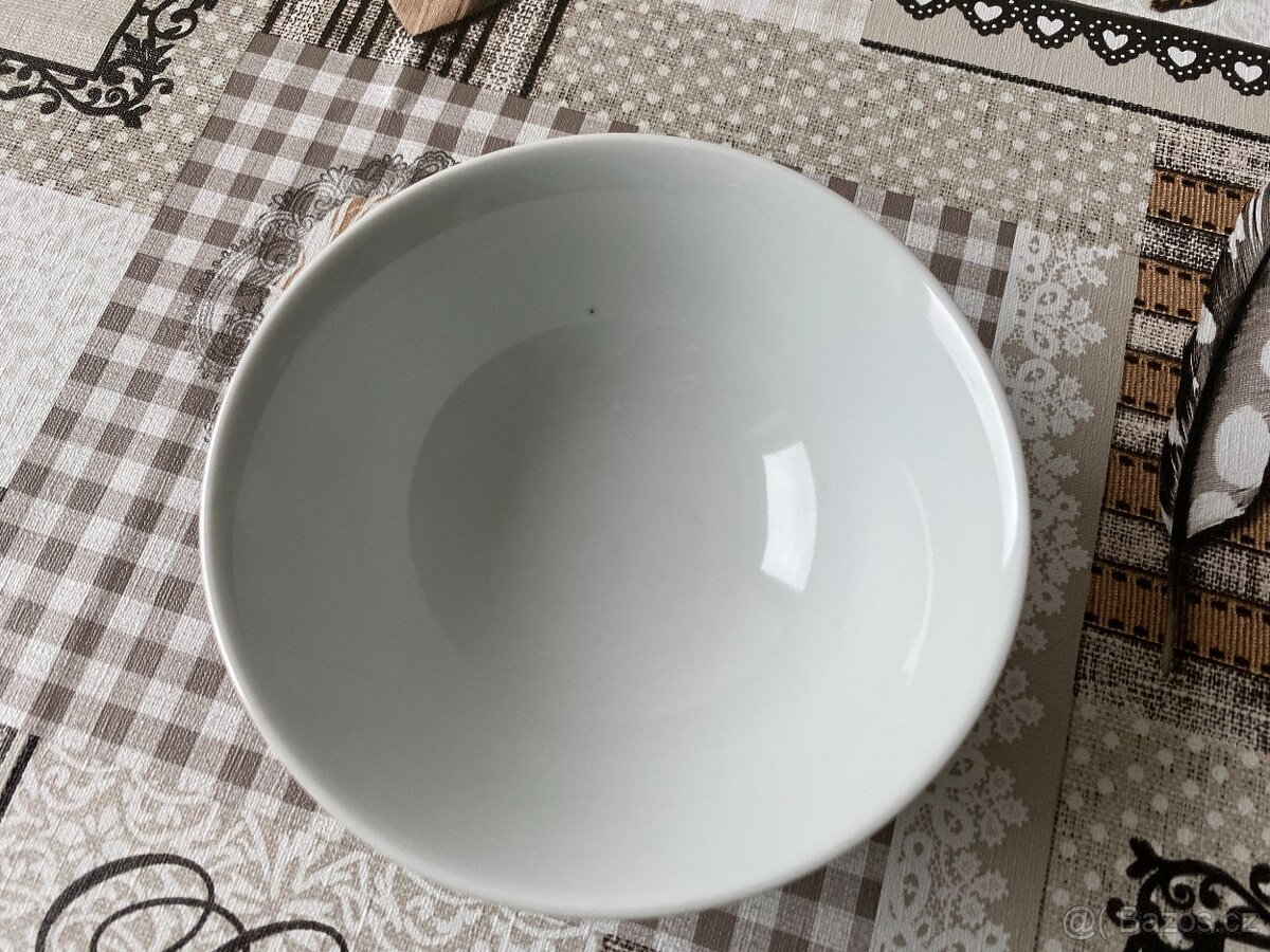 Retro souprava z čínského porcelánu II - motiv květiny - 9